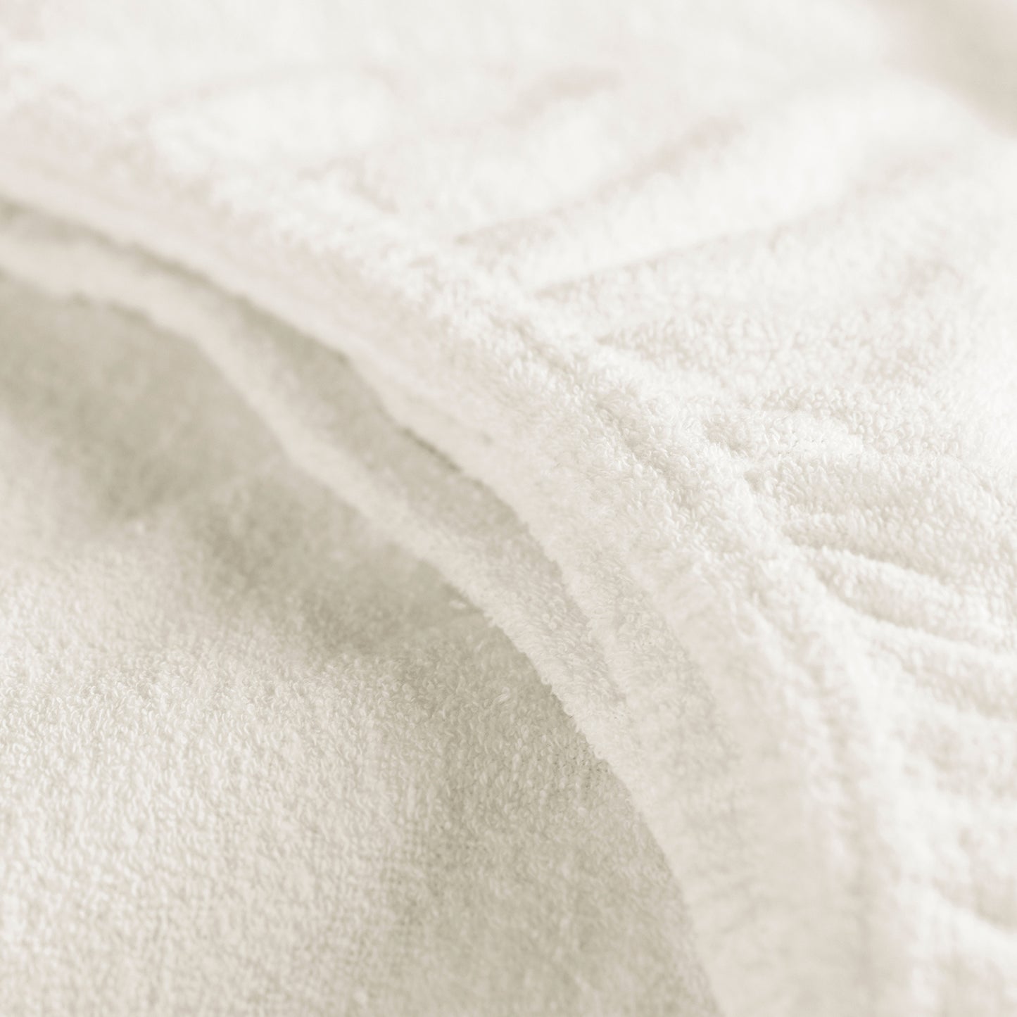 Fitted sheet terry cloth ivory