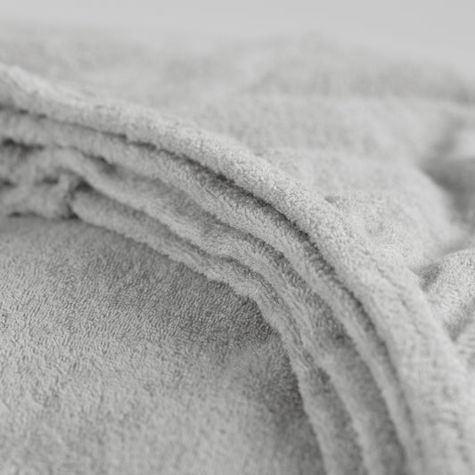 Frottee Spannbettlaken hellgrau