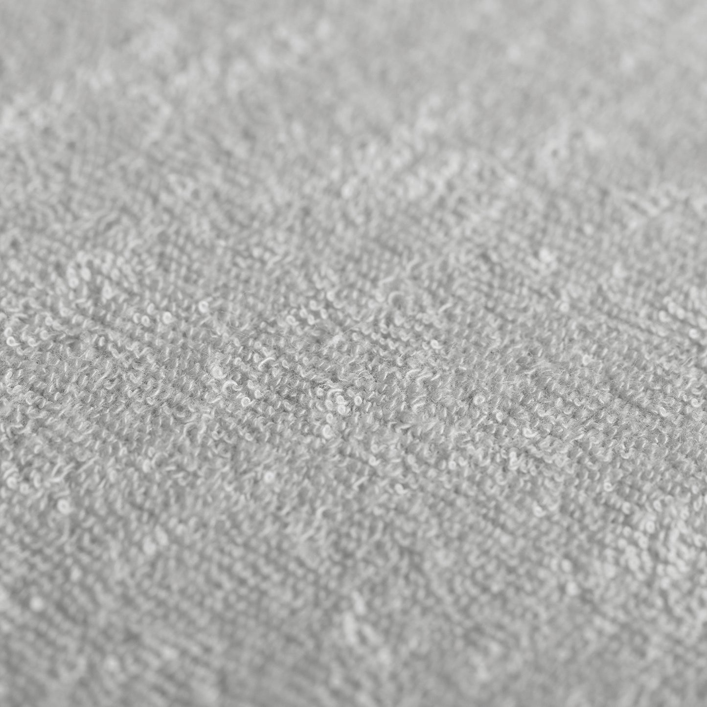 Hoeslaken badstof lichtgrijs