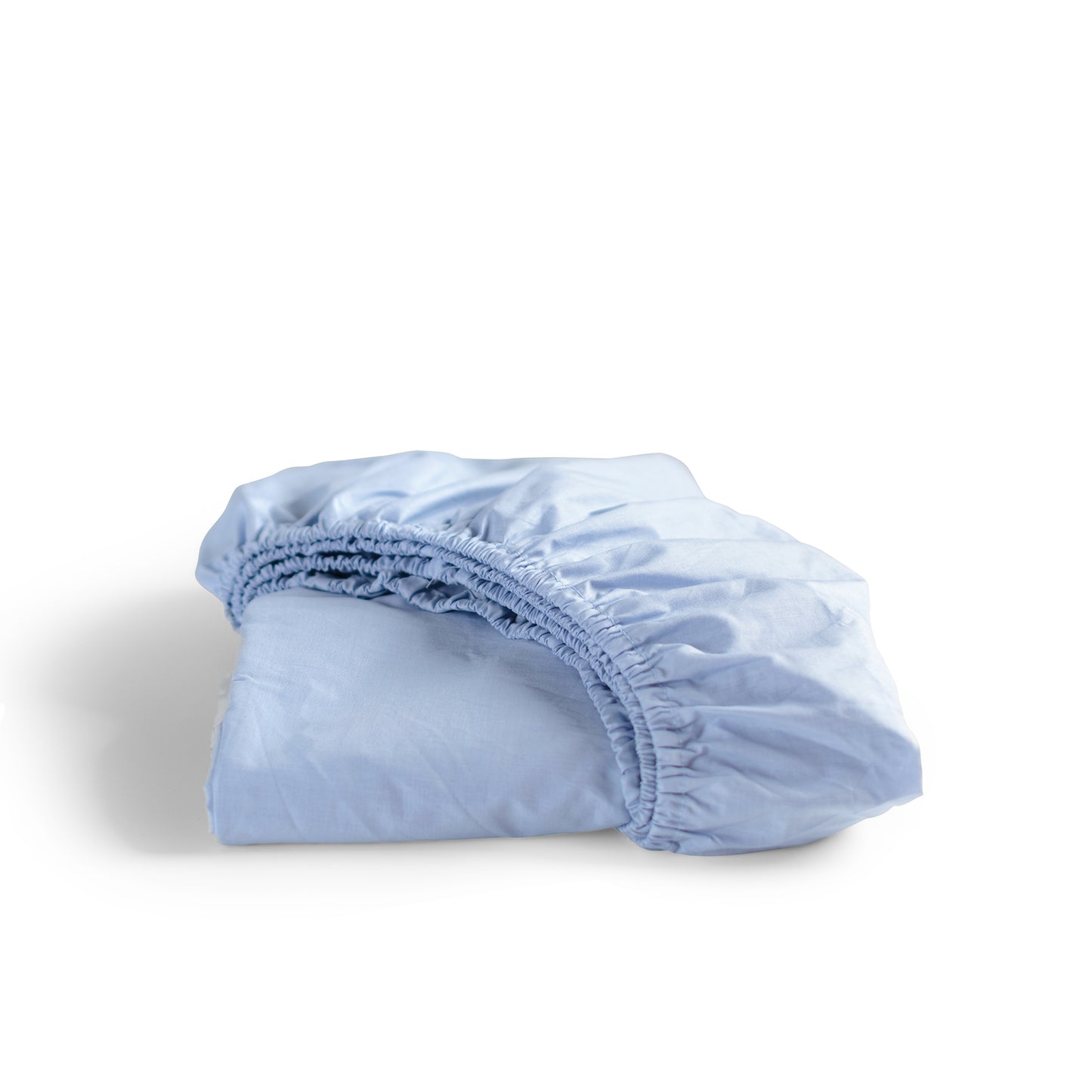 Weekend hoeslaken katoen lichtblauw