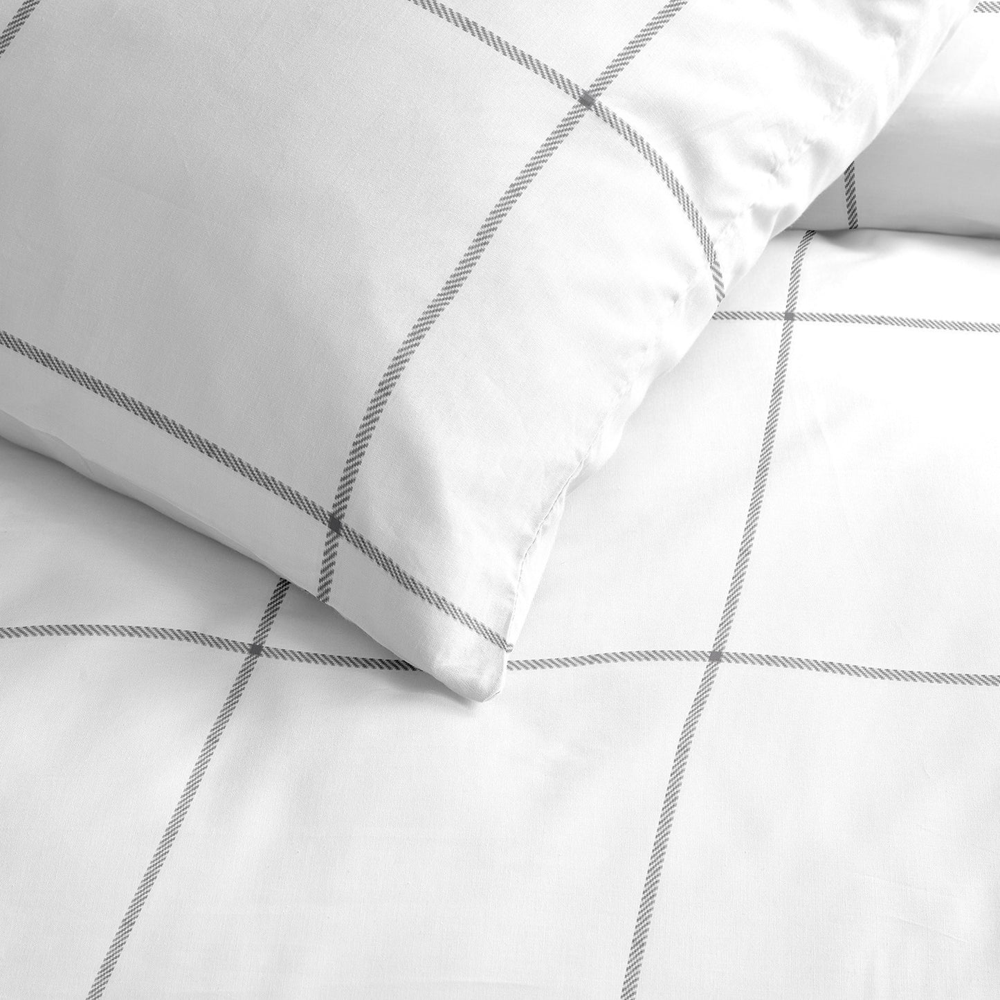 Robyn duvet cover satin white