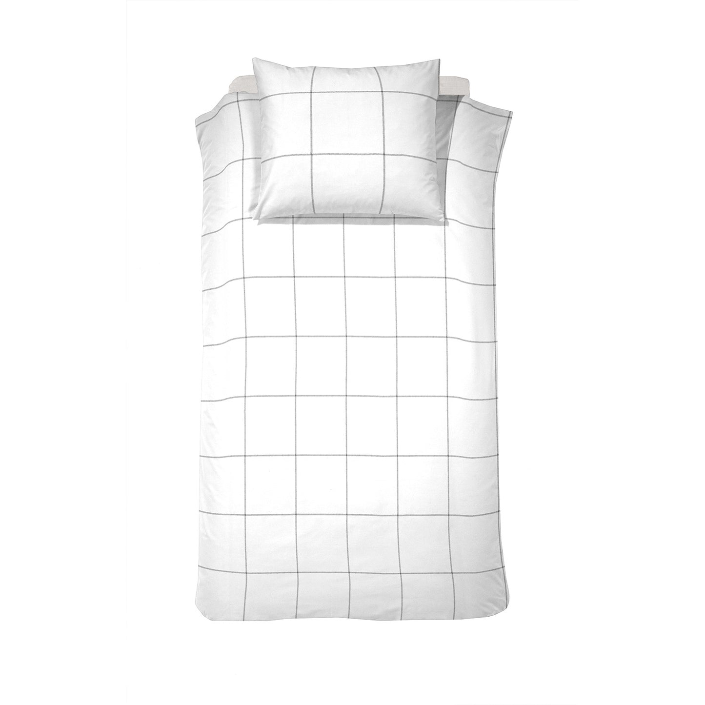 Robyn duvet cover satin white