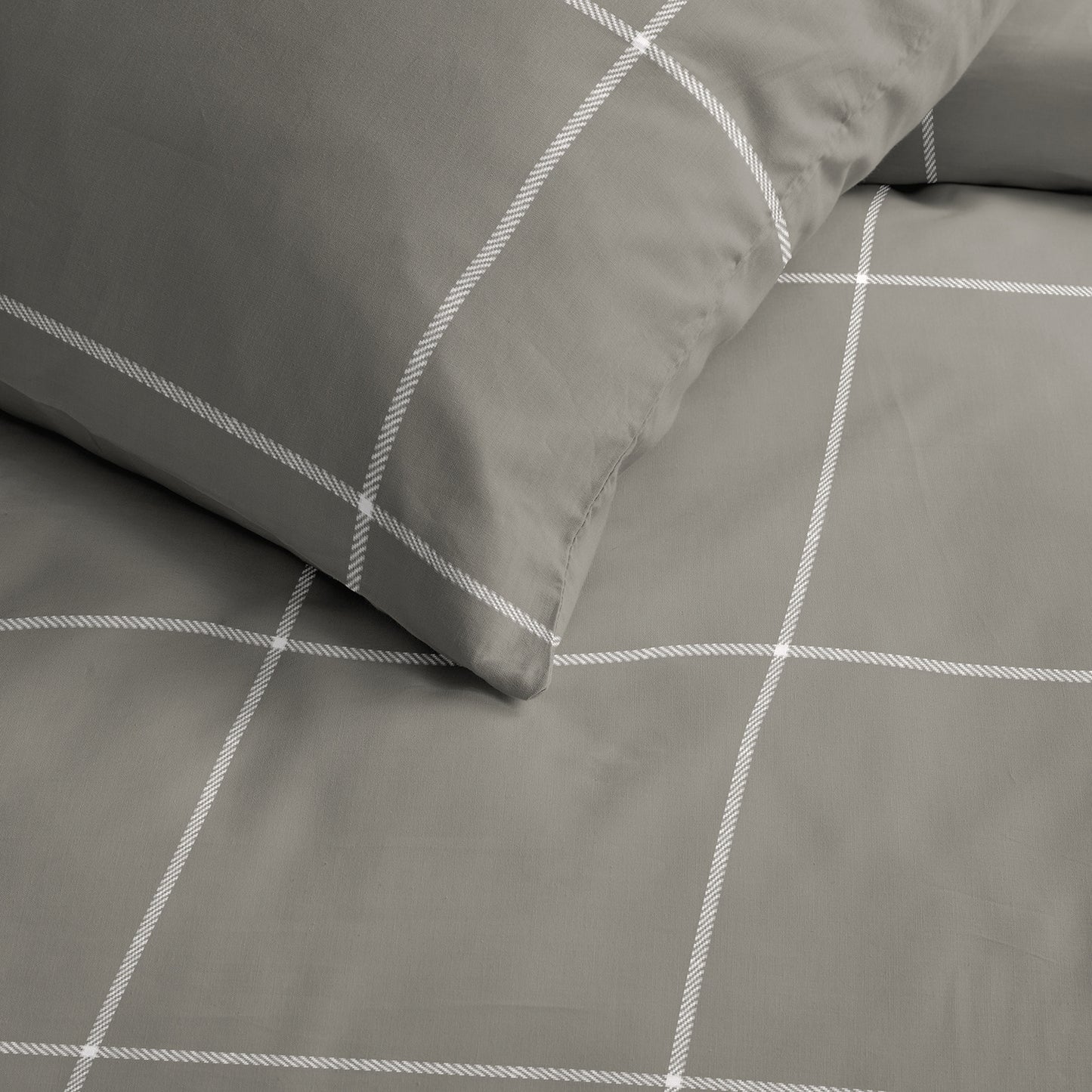 Robyn Bettbezug Satin Taupe