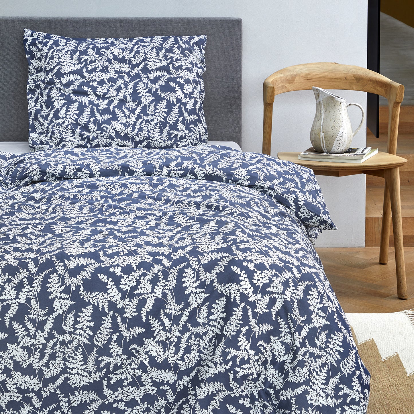 Lotta duvet cover cotton blue