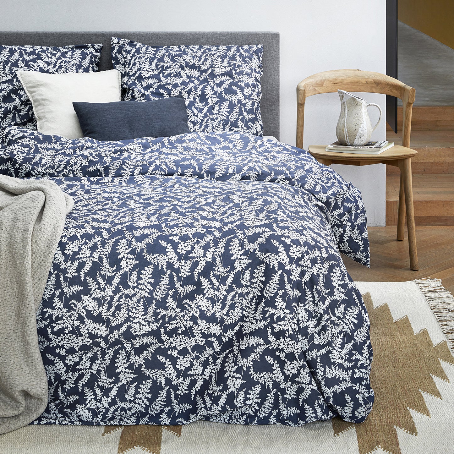 Lotta duvet cover cotton blue