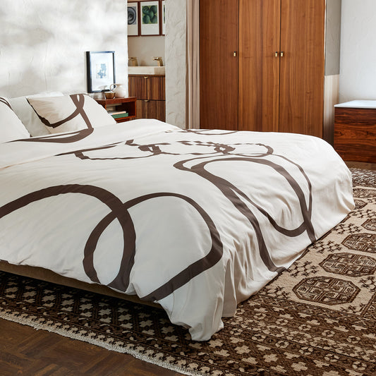 Atelier dekbedovertrek katoen ivoor