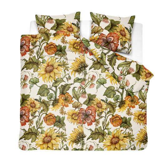 Serenade Bettbezug Baumwollsatin gelb