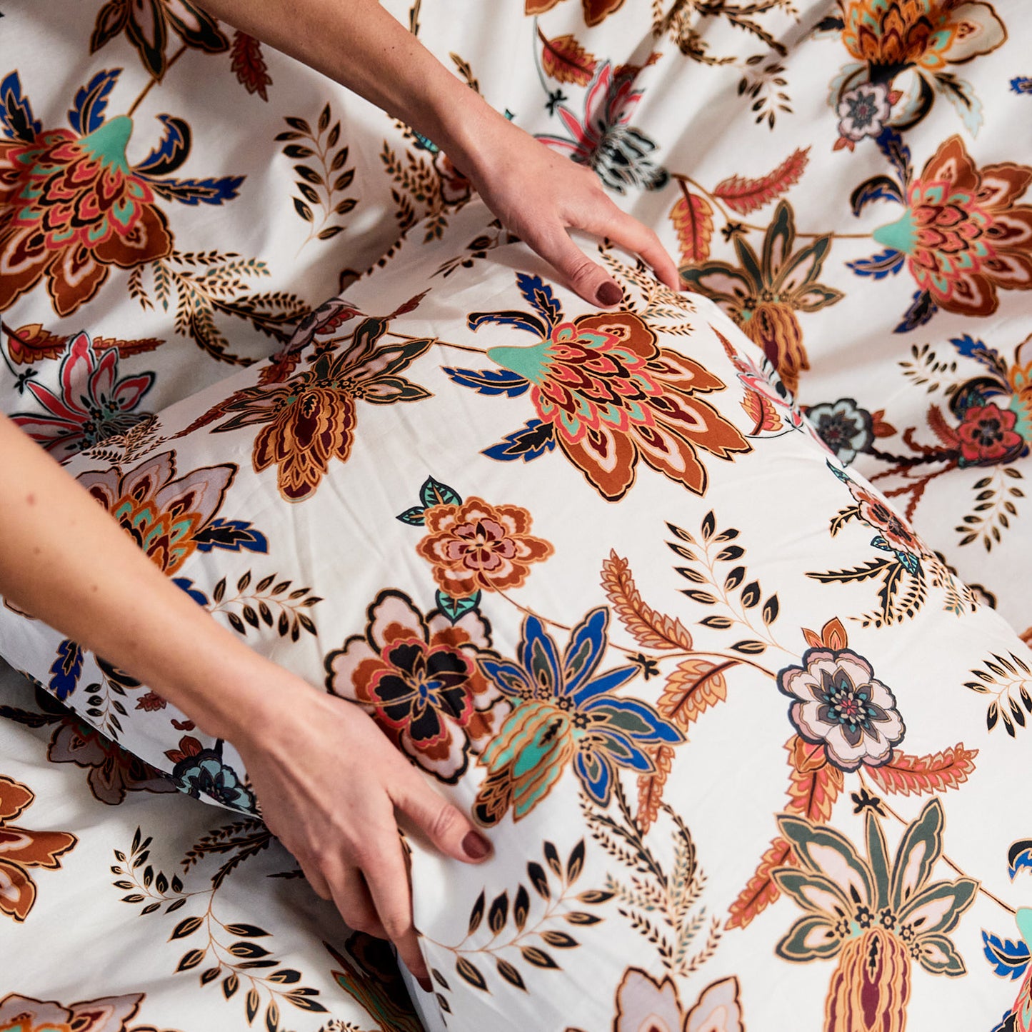 Nomad Bettbezug Baumwolle bunt