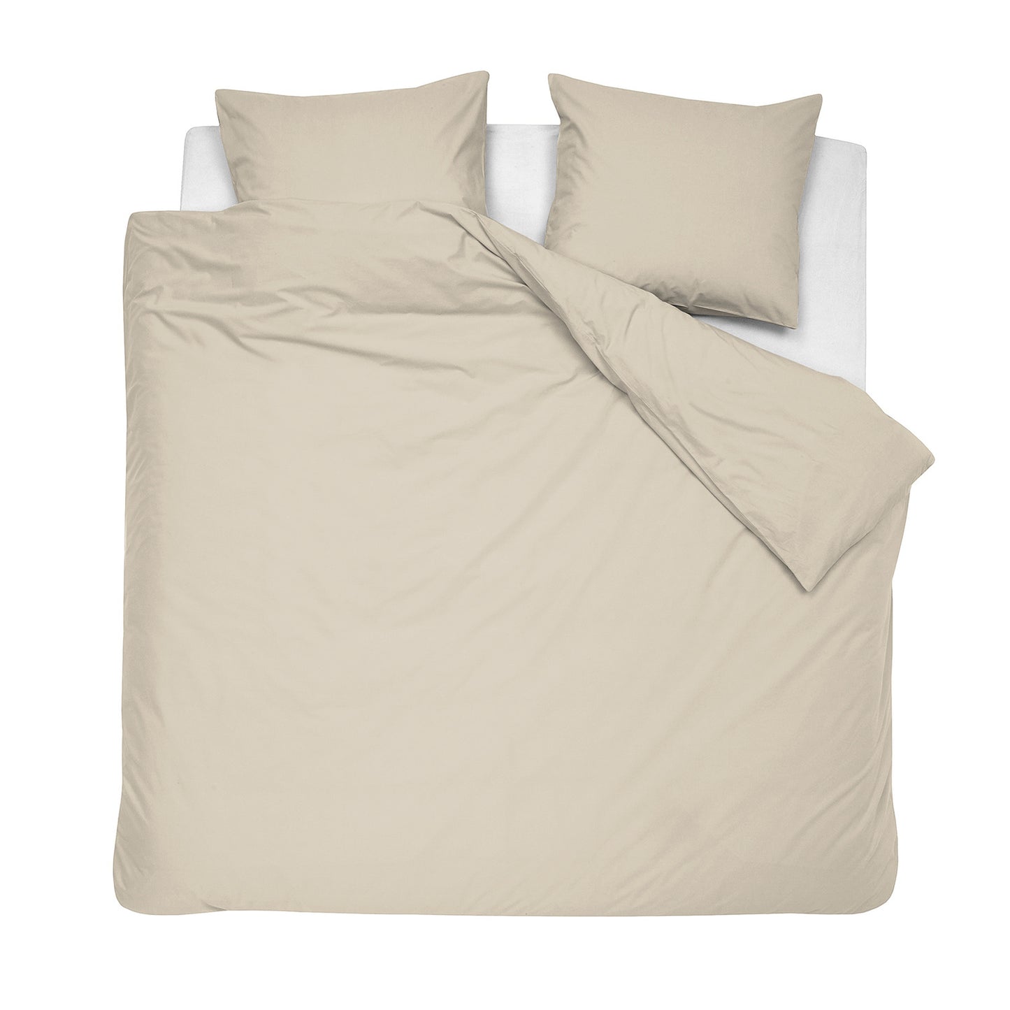 Morning duvet cover flannel light sand