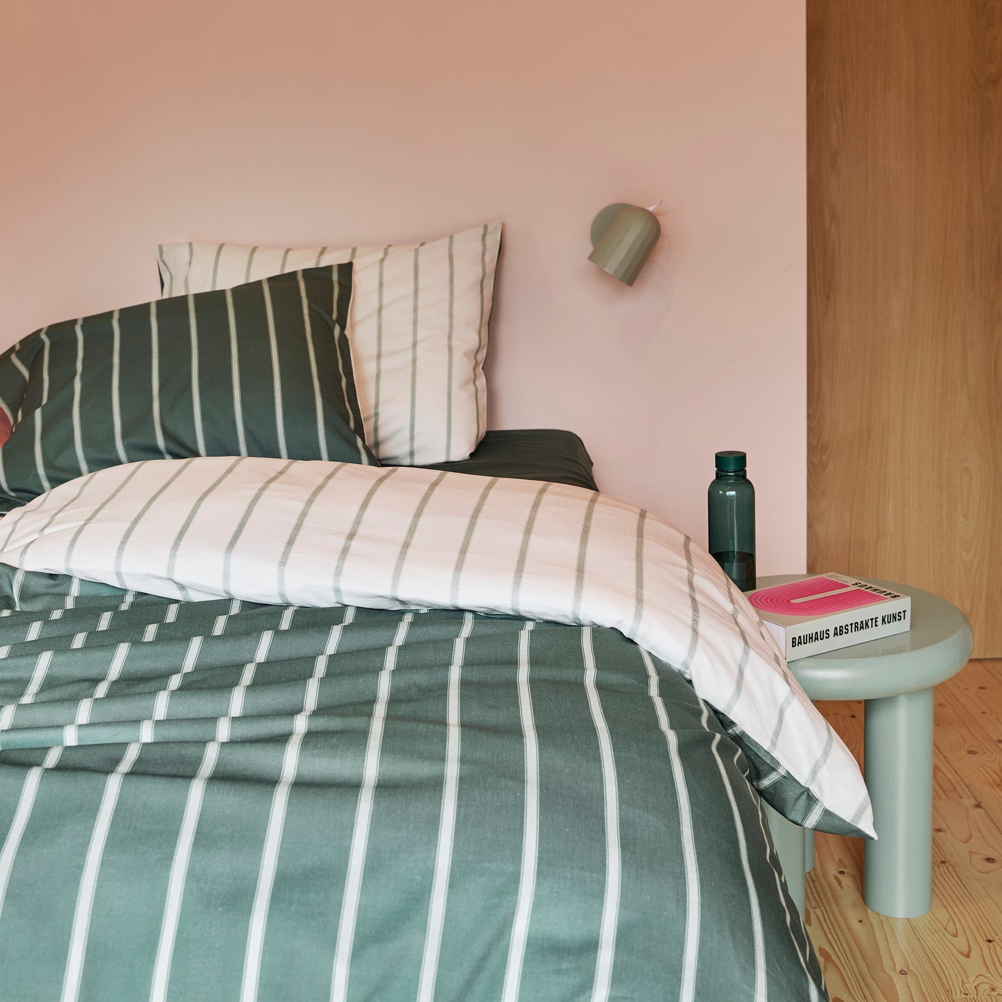 Eenvoud dekbedovertrekset katoen groen