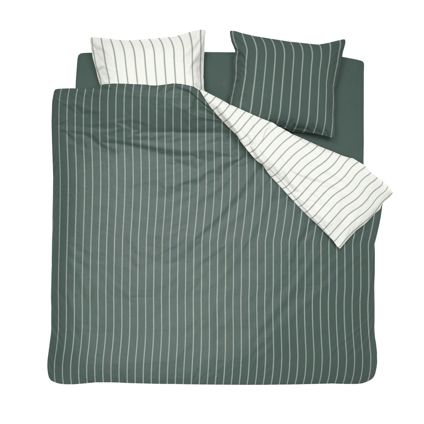 Eenvoud dekbedovertrekset katoen groen