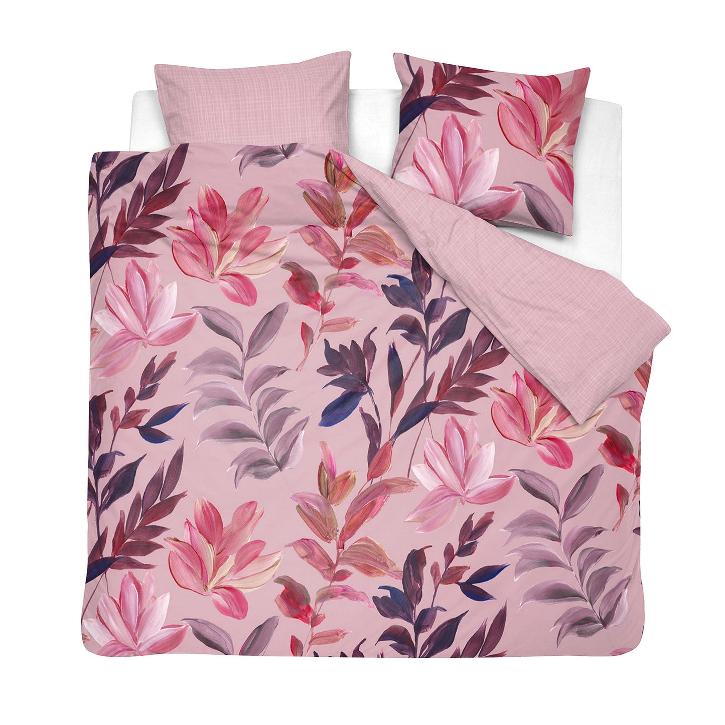 Bettwäsche-Set „Passion“ aus Baumwolle, rosa