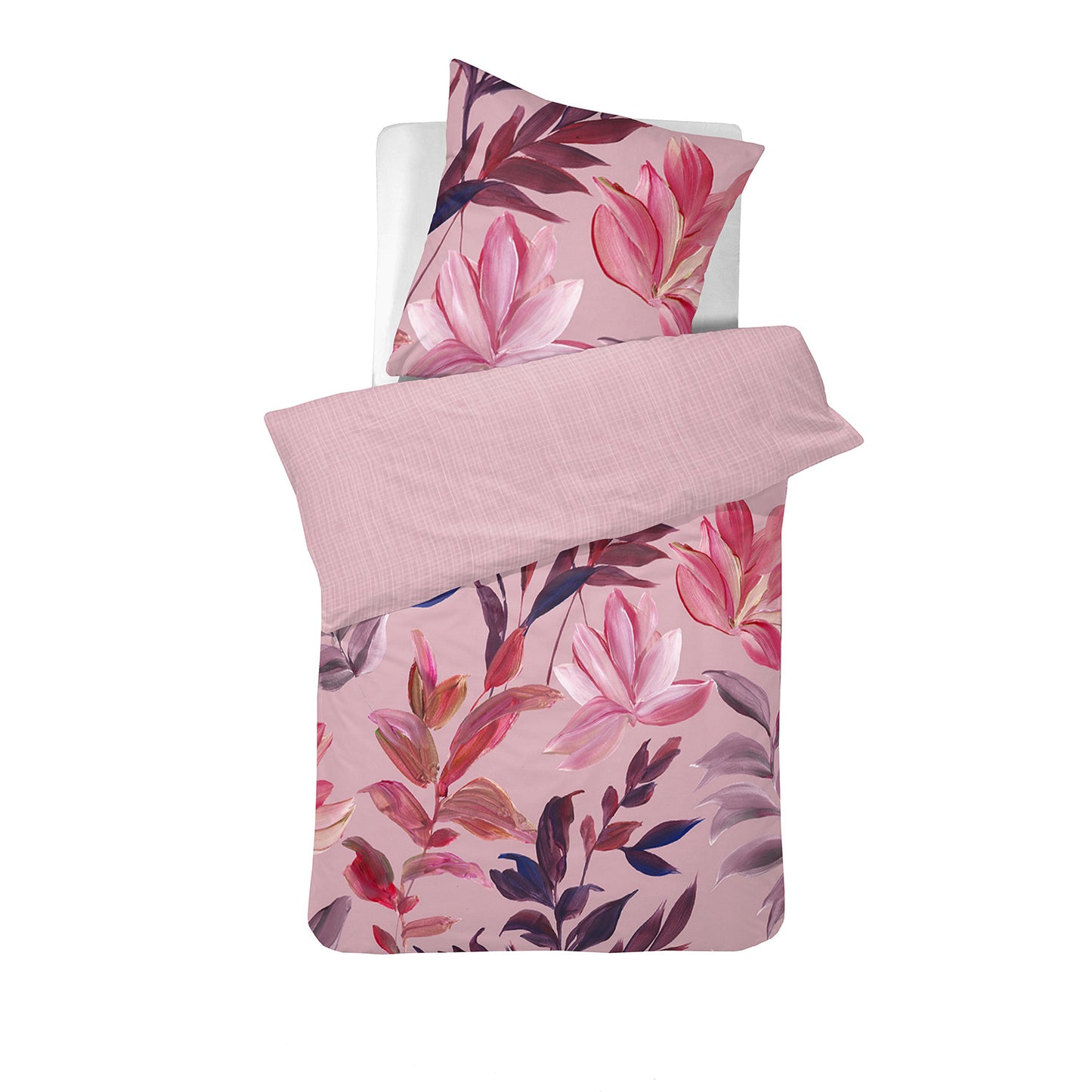 Bettwäsche-Set „Passion“ aus Baumwolle, rosa