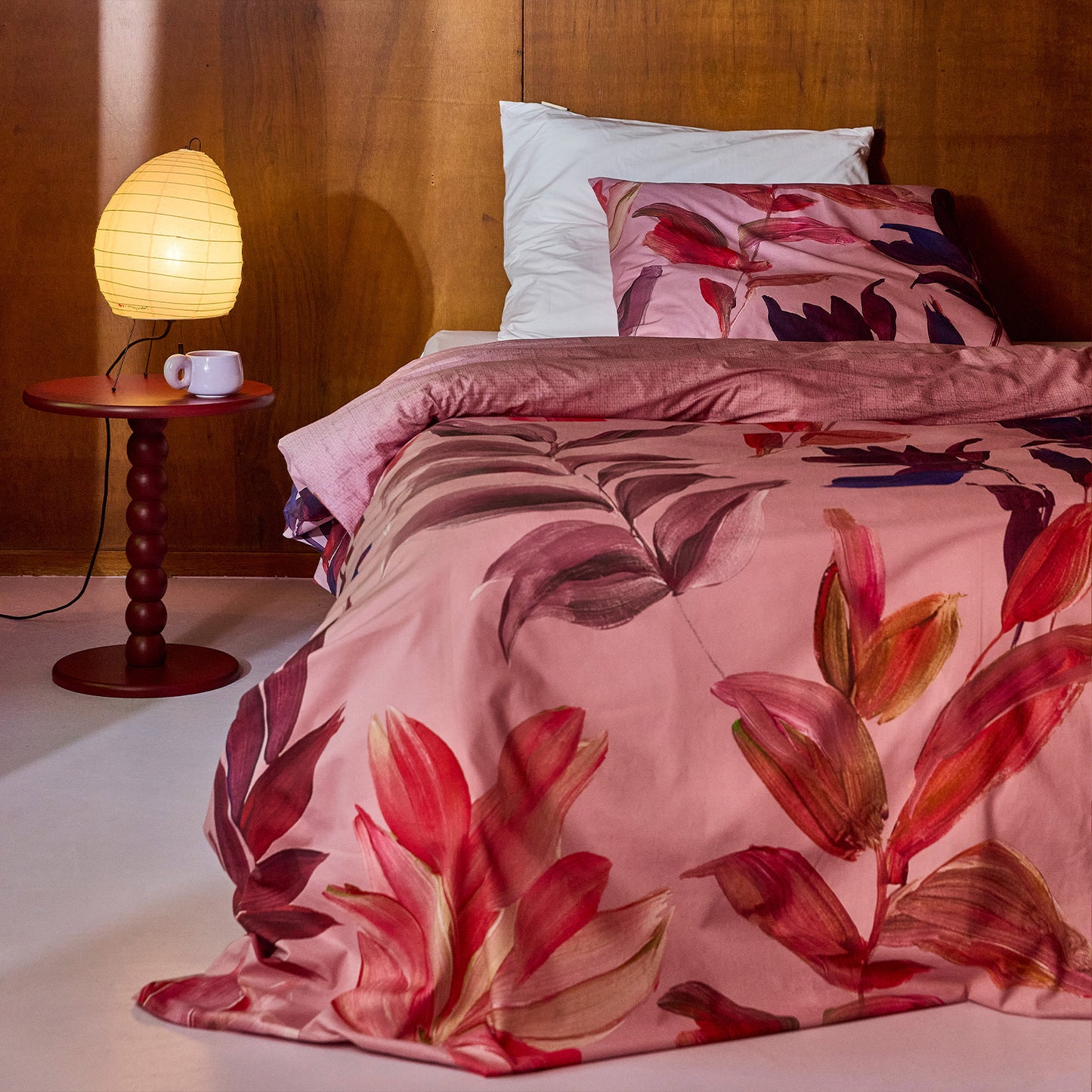 Bettwäsche-Set „Passion“ aus Baumwolle, rosa