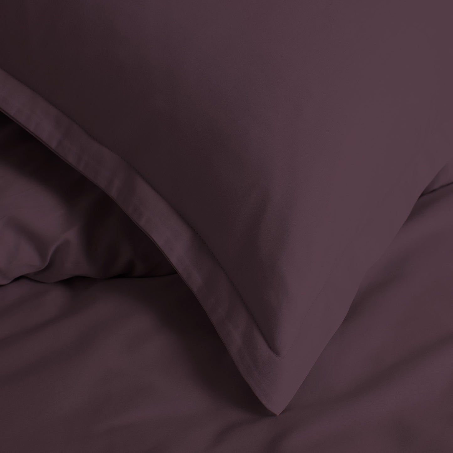 Sundays duvet cover cotton satin purple