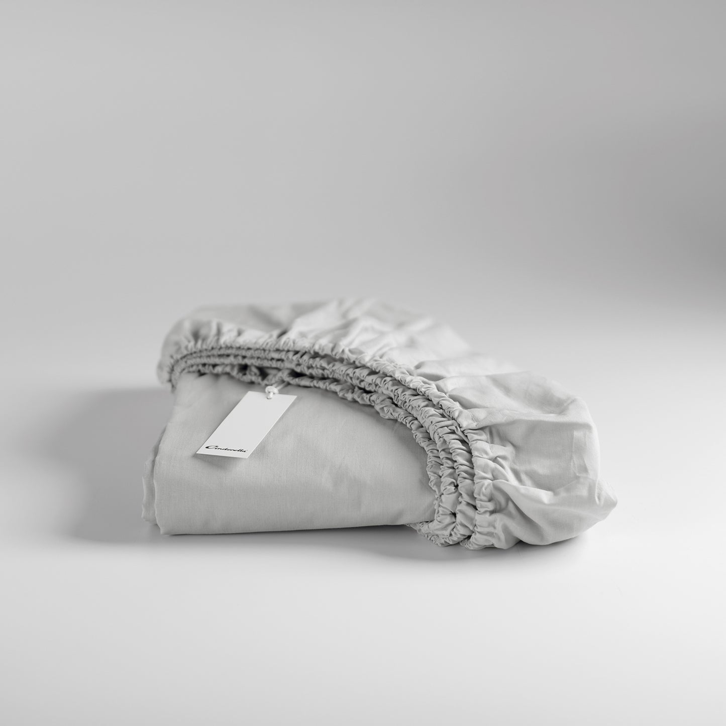 Weekend fitted sheet cotton light gray