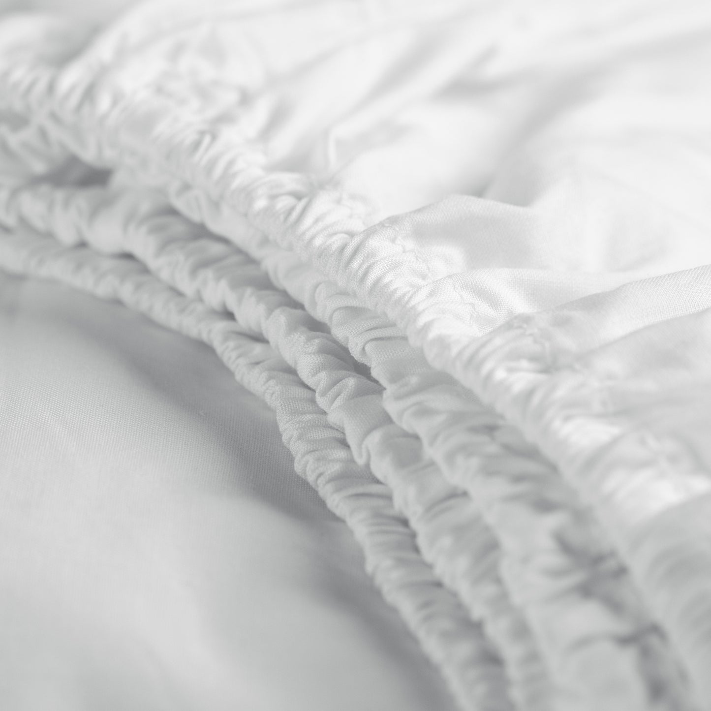 Weekend fitted sheet cotton white
