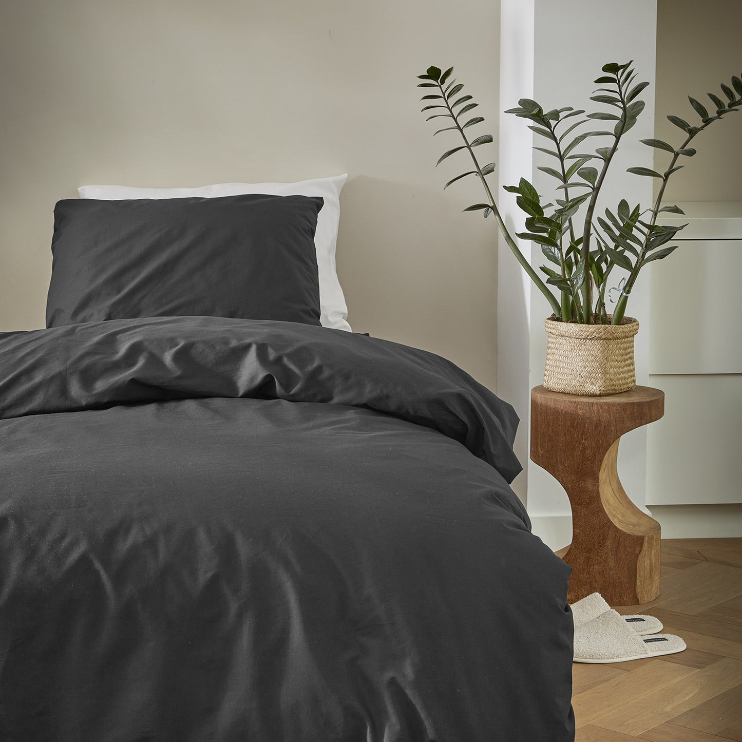 Weekend dekbedovertrek katoen zwart