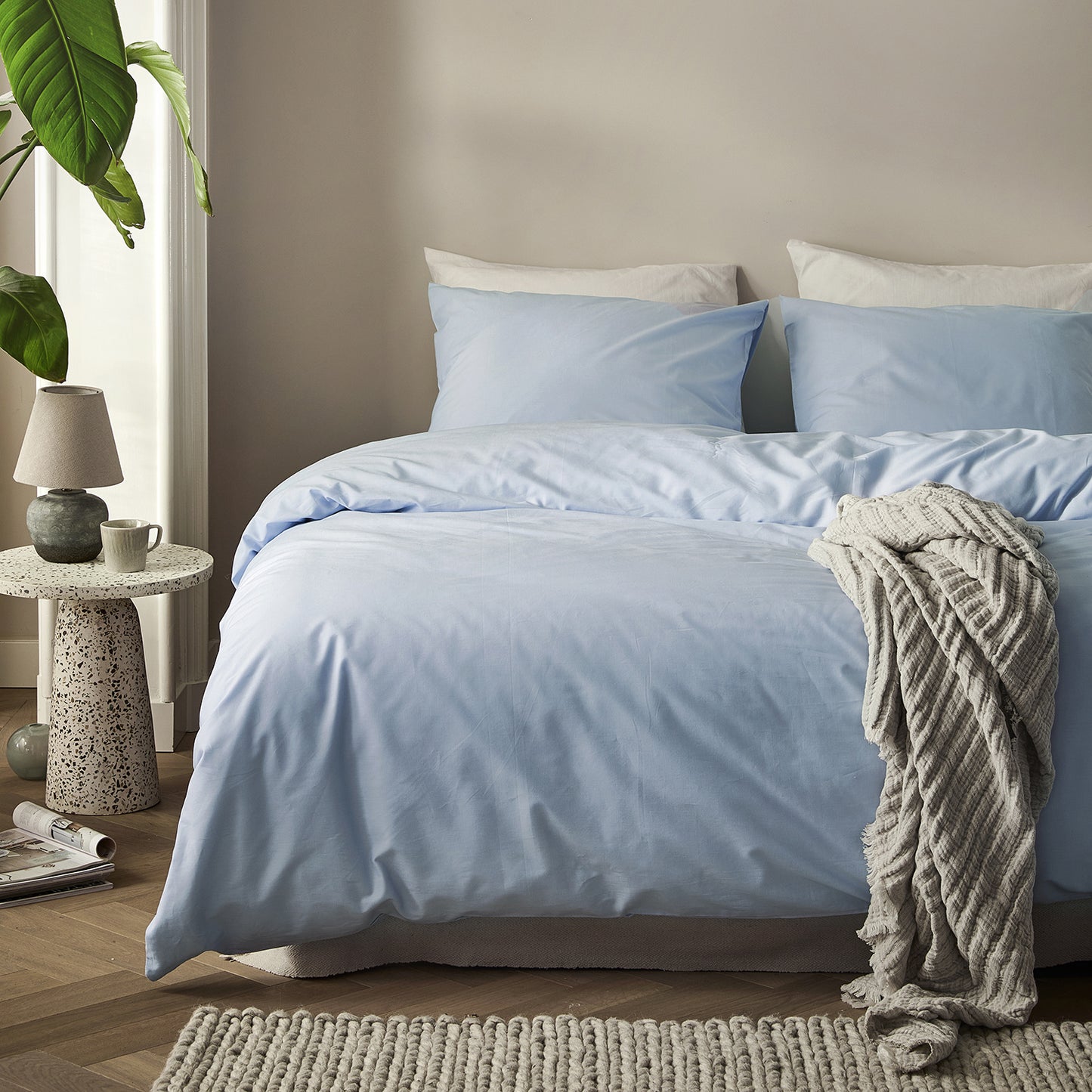 Weekend Bettbezug hellblau