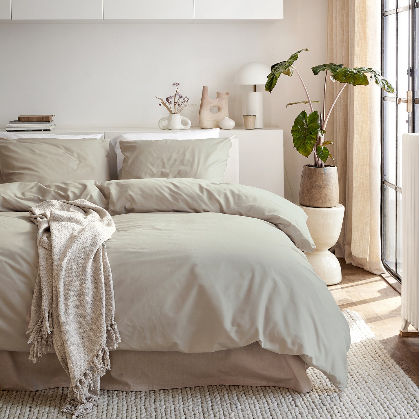 Weekend duvet cover cotton light sand