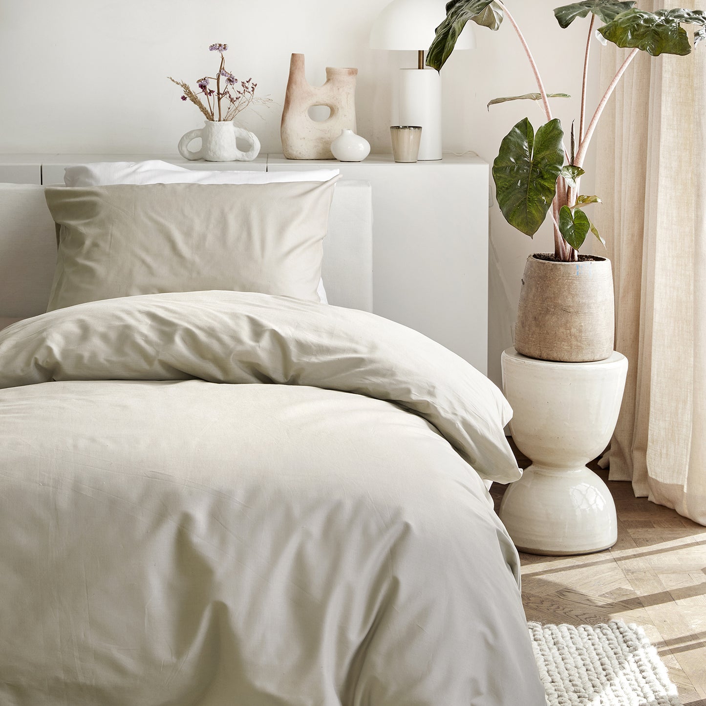 Weekend duvet cover cotton light sand