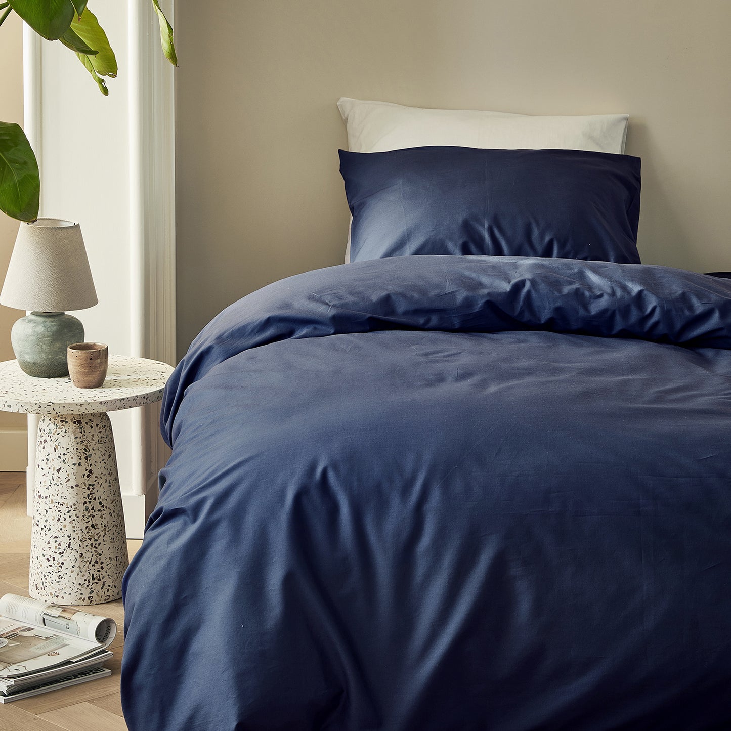 Weekend duvet cover cotton navy