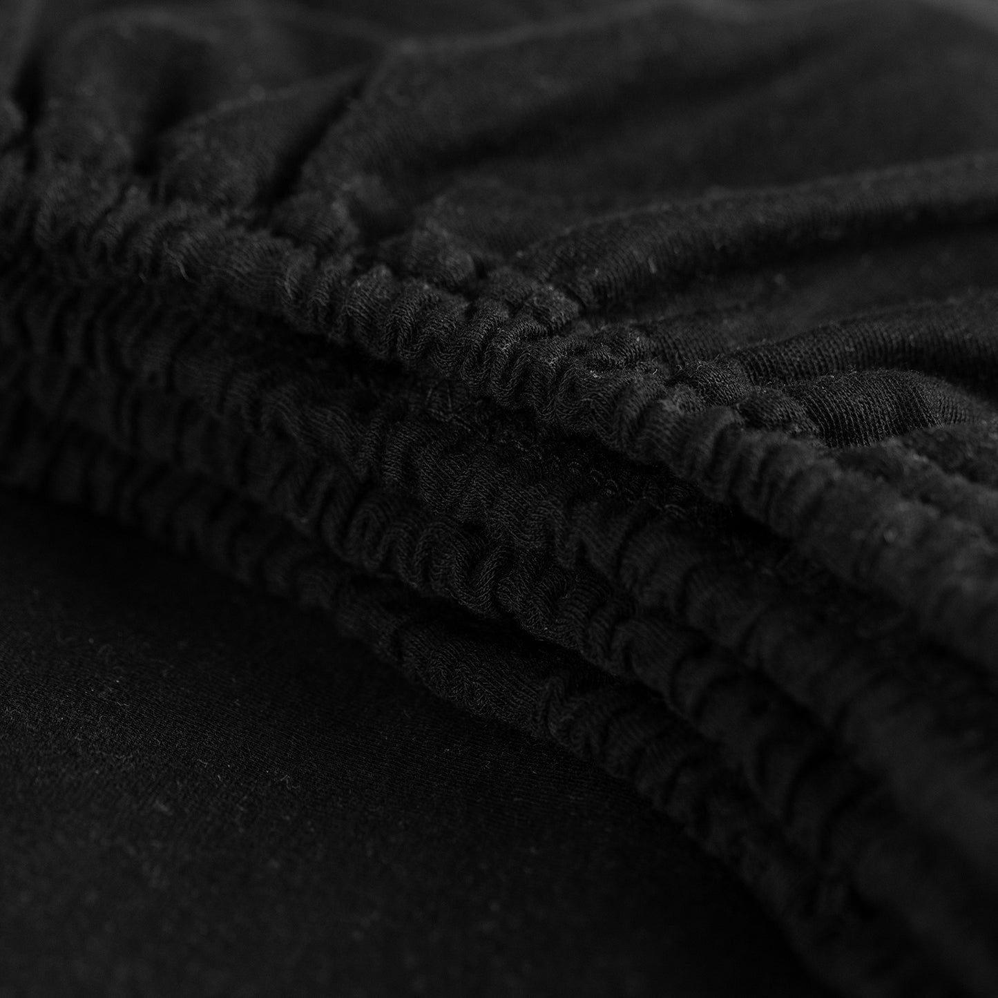 Hoeslaken jersey zwart