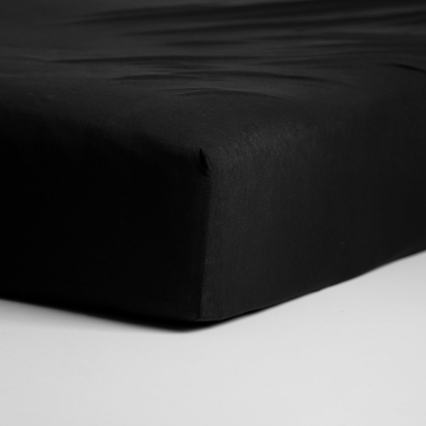 Hoeslaken jersey zwart