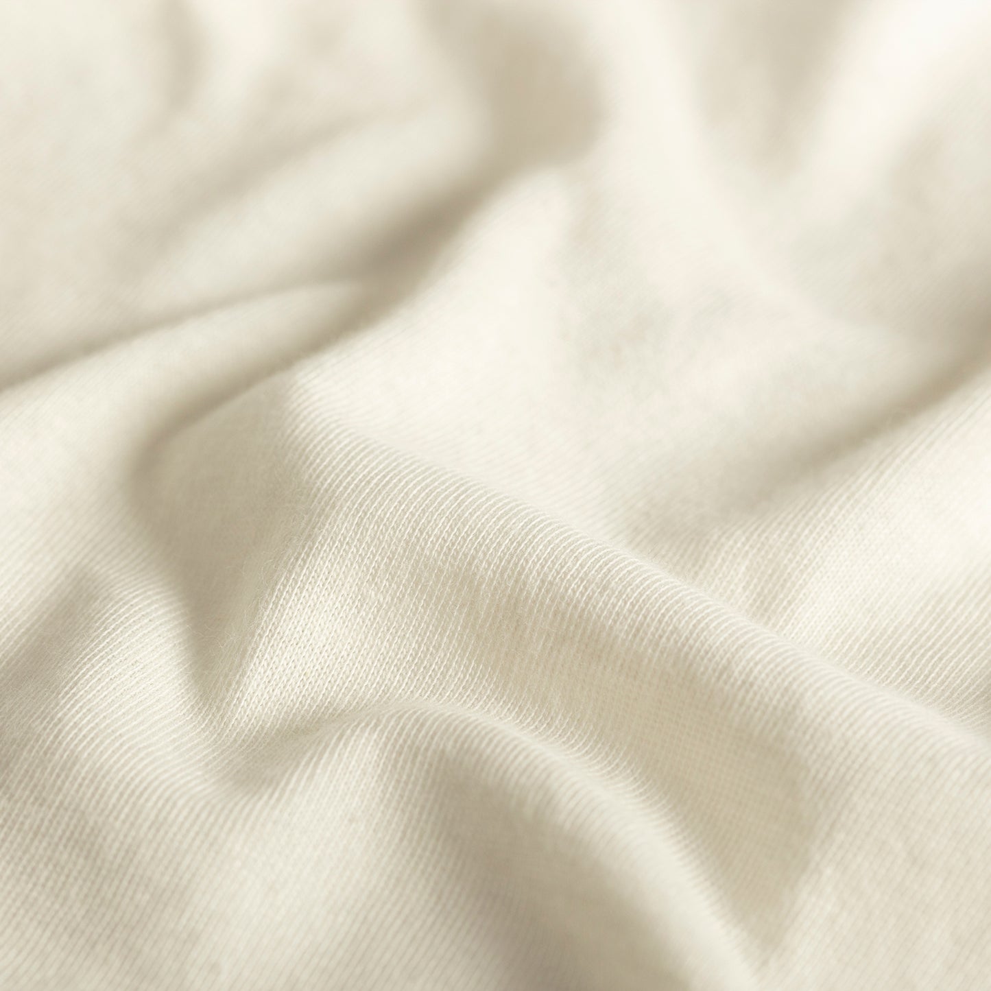 Fitted sheet jersey ivory