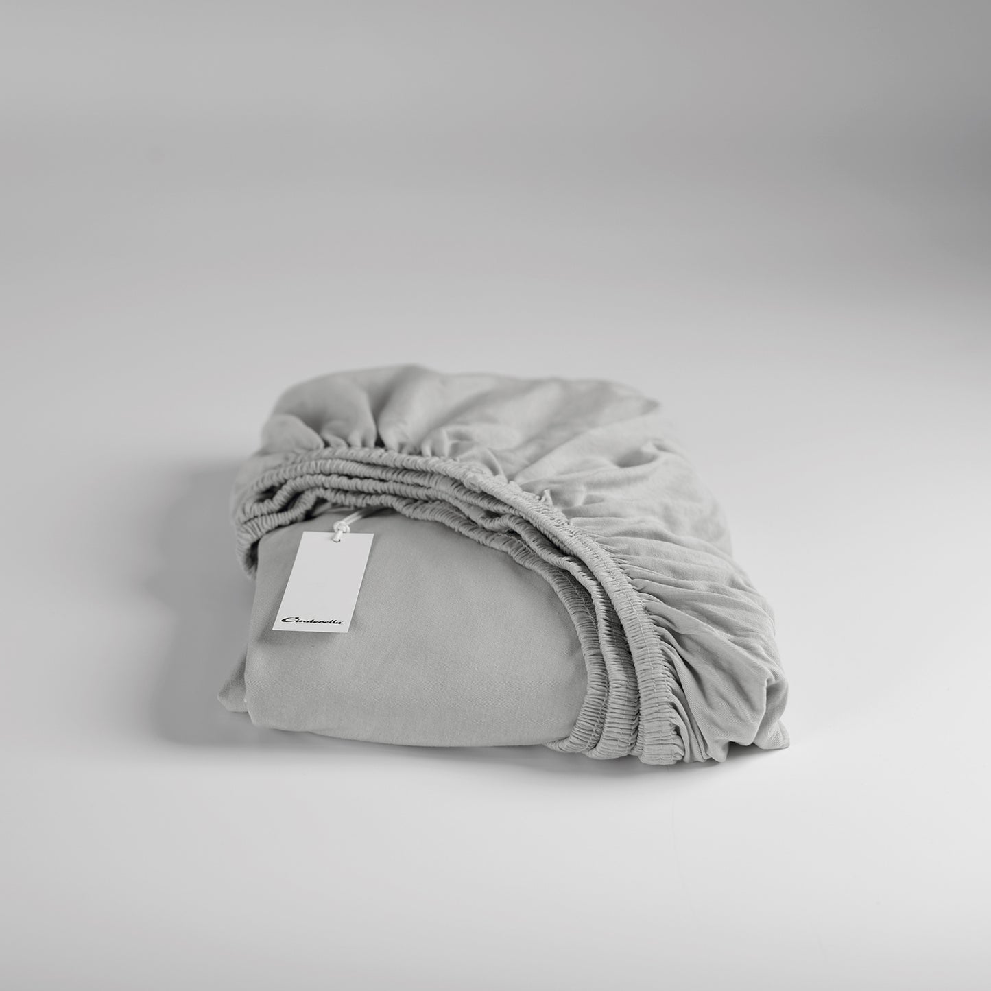 Fitted sheet jersey light gray