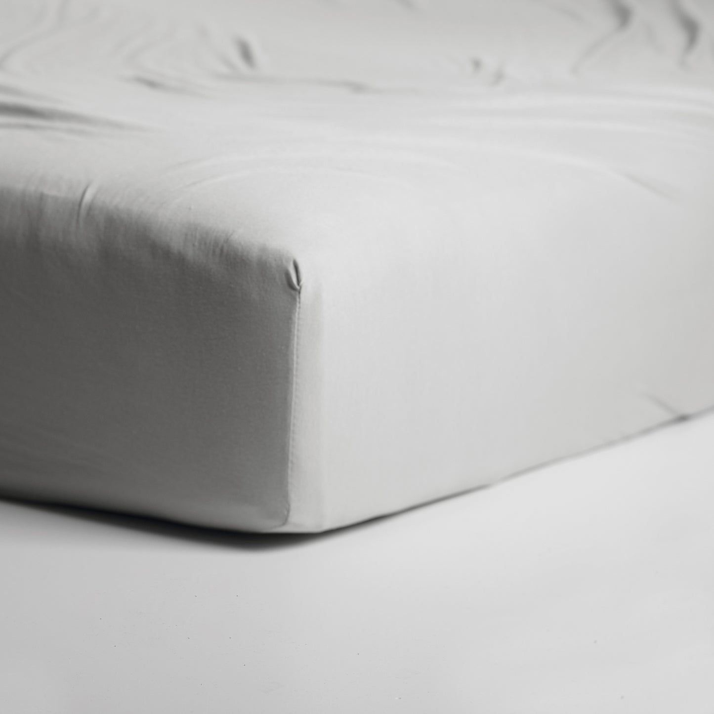 Fitted sheet jersey light gray