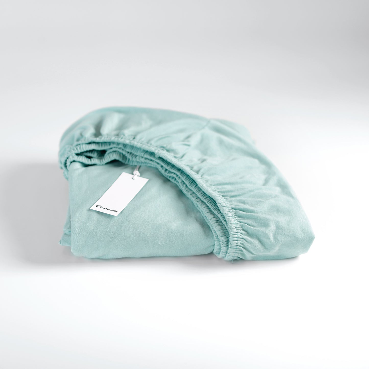 Hoeslaken jersey mineraal groen