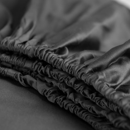 Weekend fitted sheet cotton anthracite